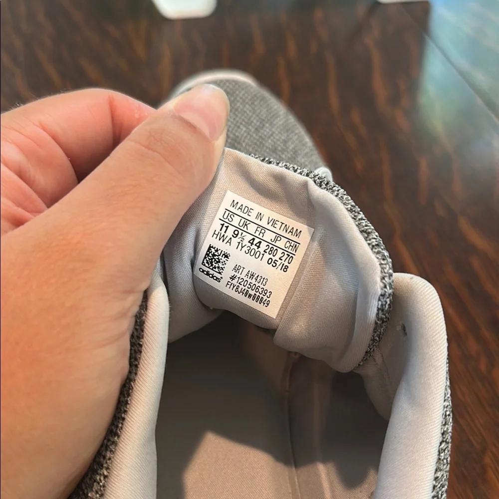 Adidas Black and White Running Shoes